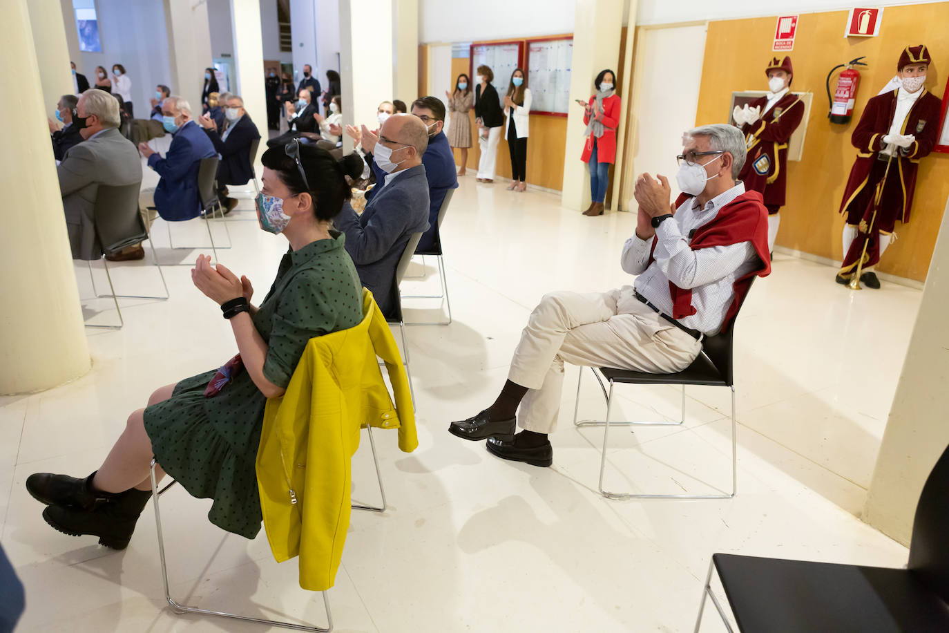 El alcalde de Logroño ha trasladado el agradecimiento del Consistorio a todos los ciudadanos
