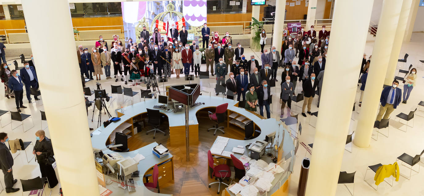 El alcalde de Logroño ha trasladado el agradecimiento del Consistorio a todos los ciudadanos