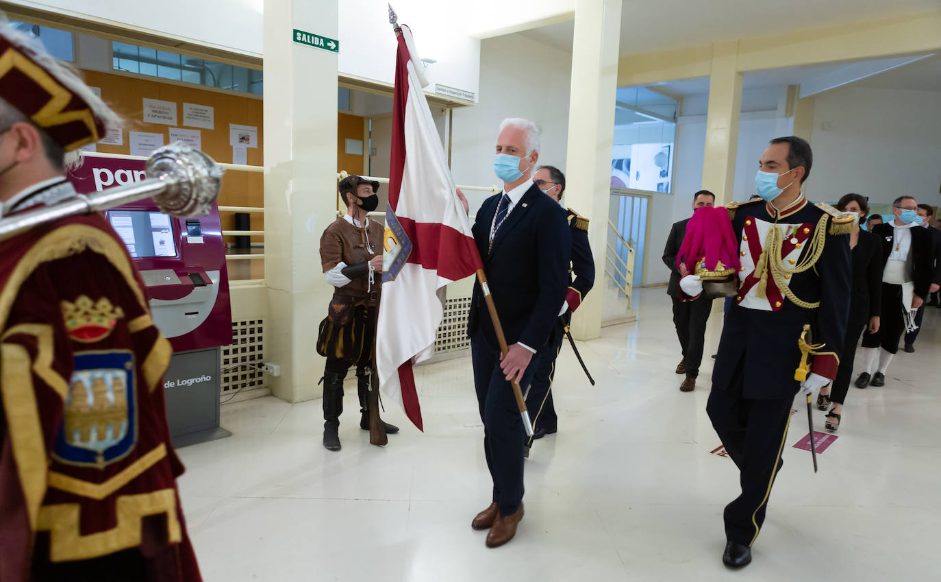 El alcalde de Logroño ha trasladado el agradecimiento del Consistorio a todos los ciudadanos