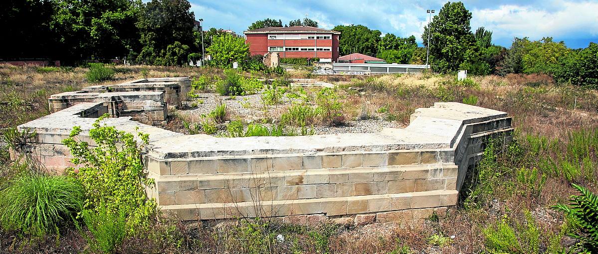 Parte de los restos del convento de Valbuena, a la espera de poder ser reabiertos. 