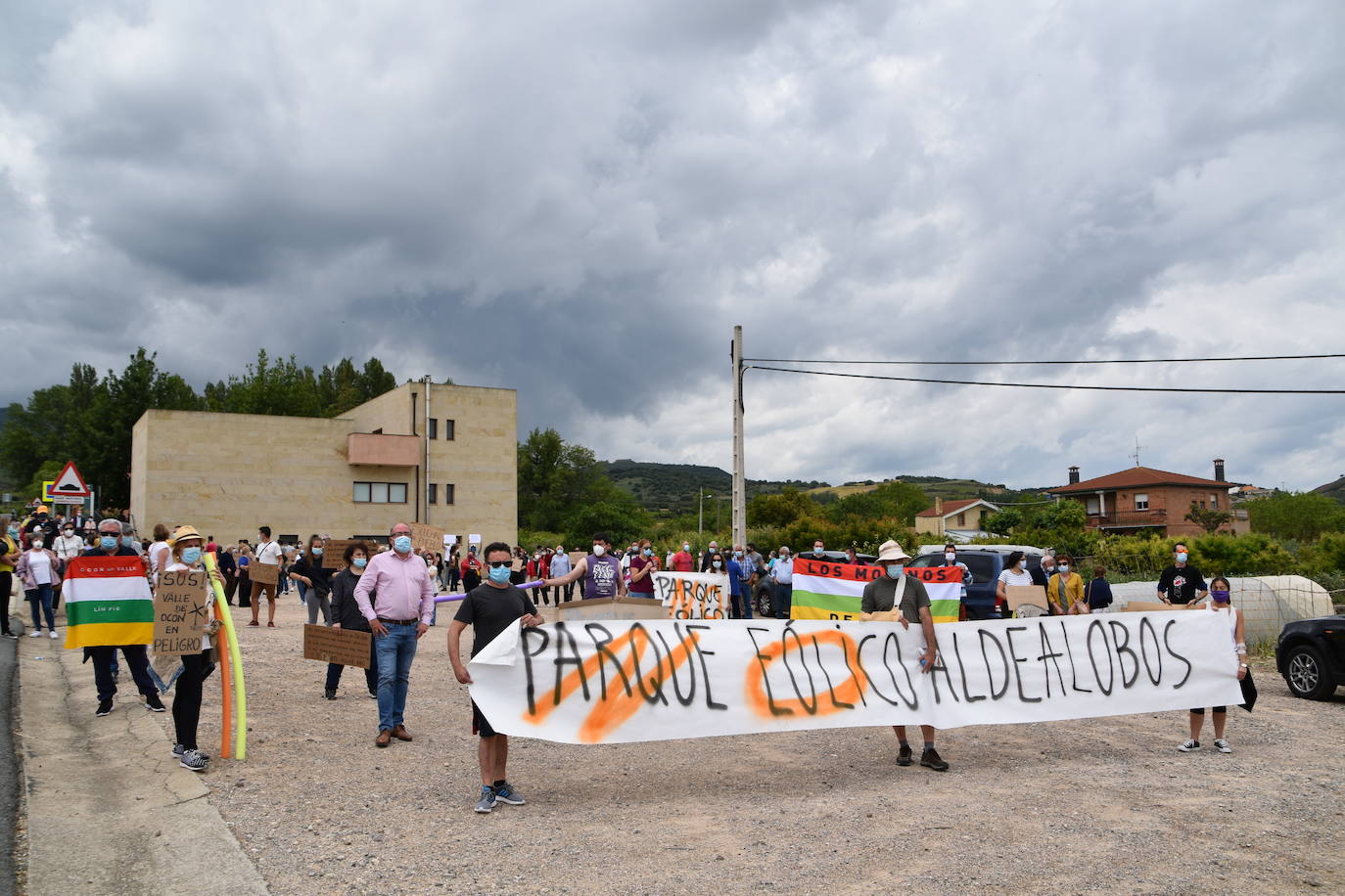 Ha tenido lugar en la explanada del aparcamiento del Ayuntamiento de Molinos de Ocón