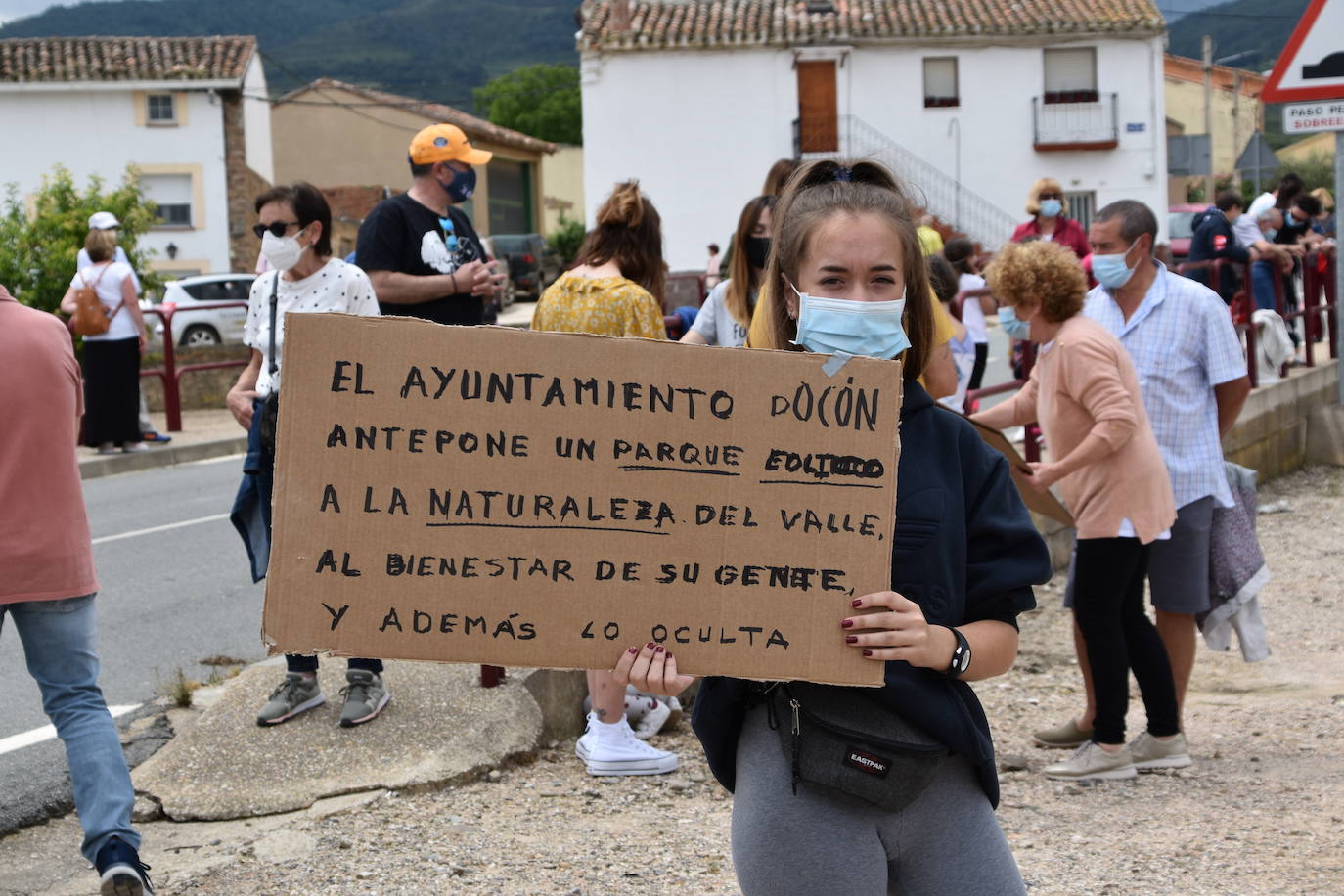 Ha tenido lugar en la explanada del aparcamiento del Ayuntamiento de Molinos de Ocón