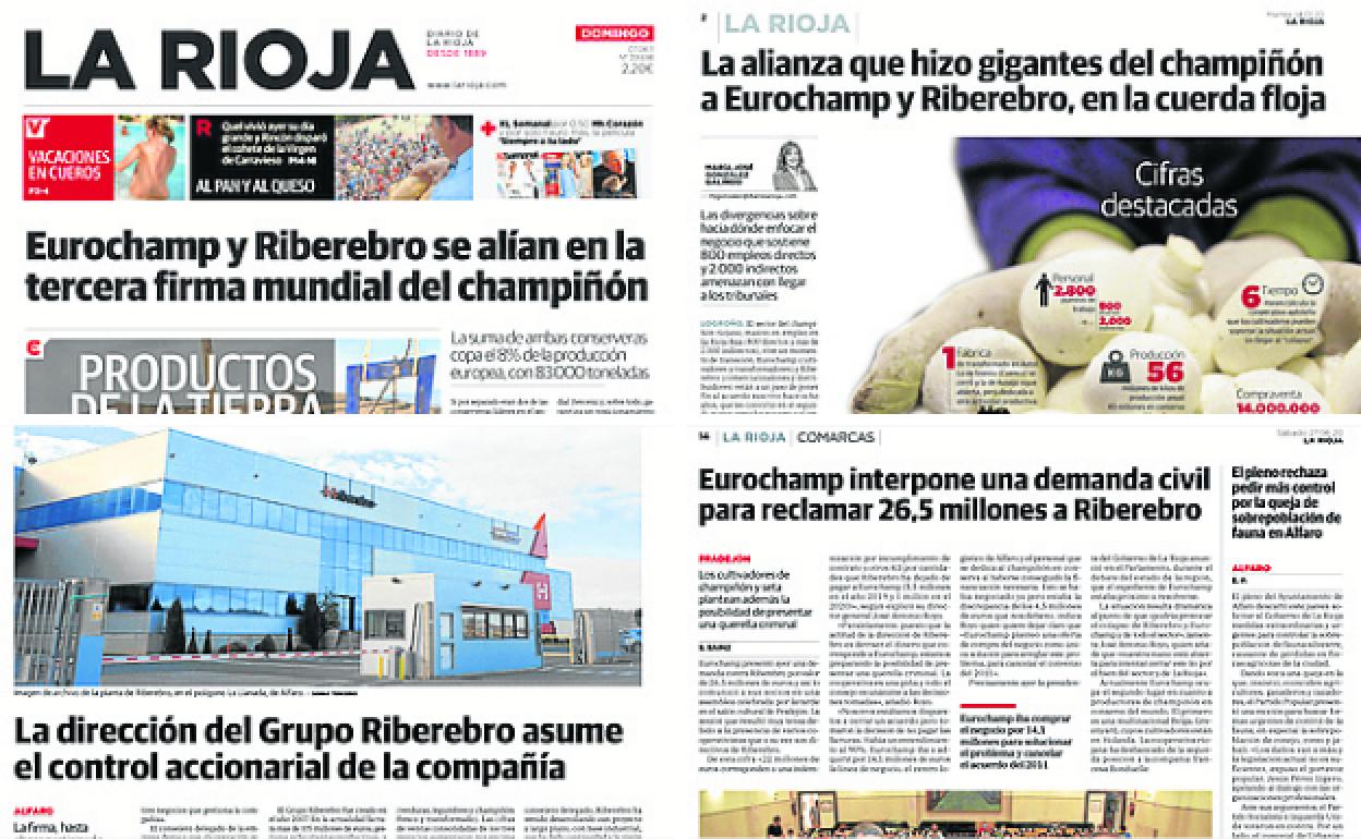 Cronología de la alianza entre Riberebro y Eurochamp