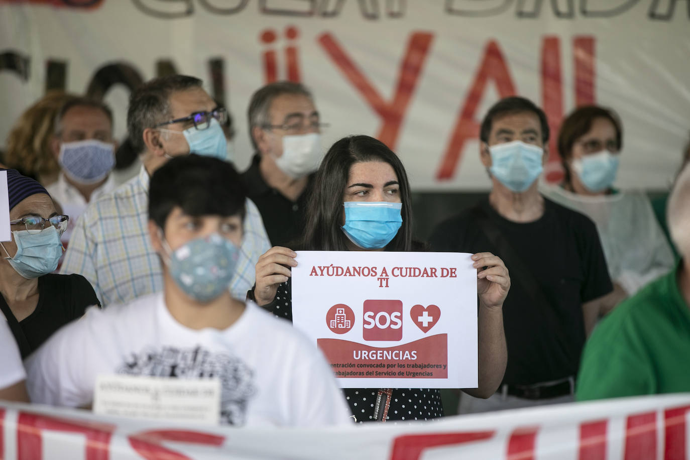 Los trabajadores pidieron este lunes la contratación de más personal y espacios más adecuados