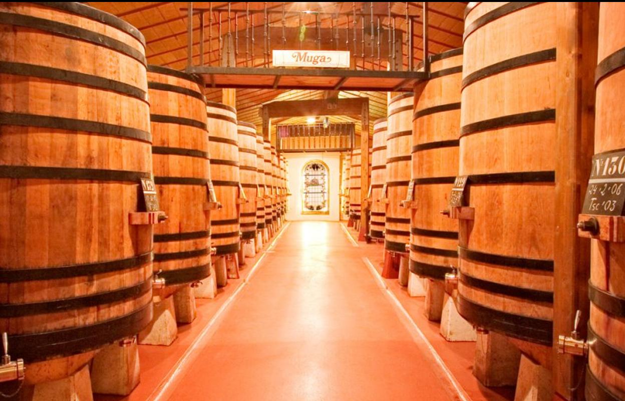 Instalaciones de Bodegas Muga, dentro del Barrio de la Estación de Haro. 