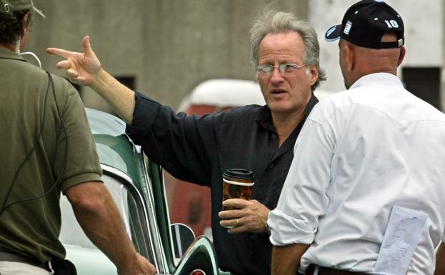 Michael Mann, durante el rodaje de una película.