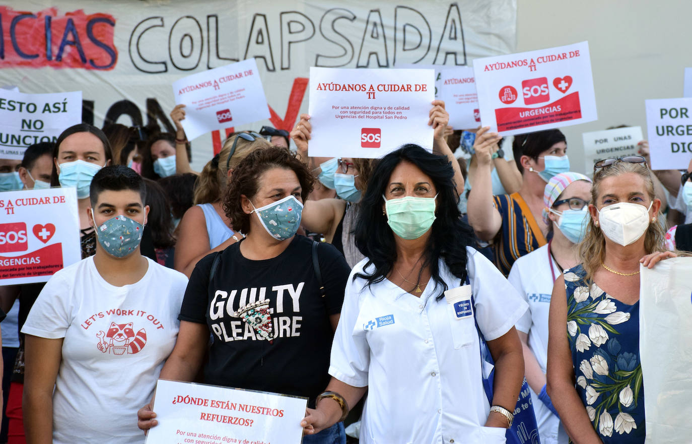 Los trabajadores reclaman soluciones «ya» al Gobierno de La Rioja para acabar con la situación que viven actualmente