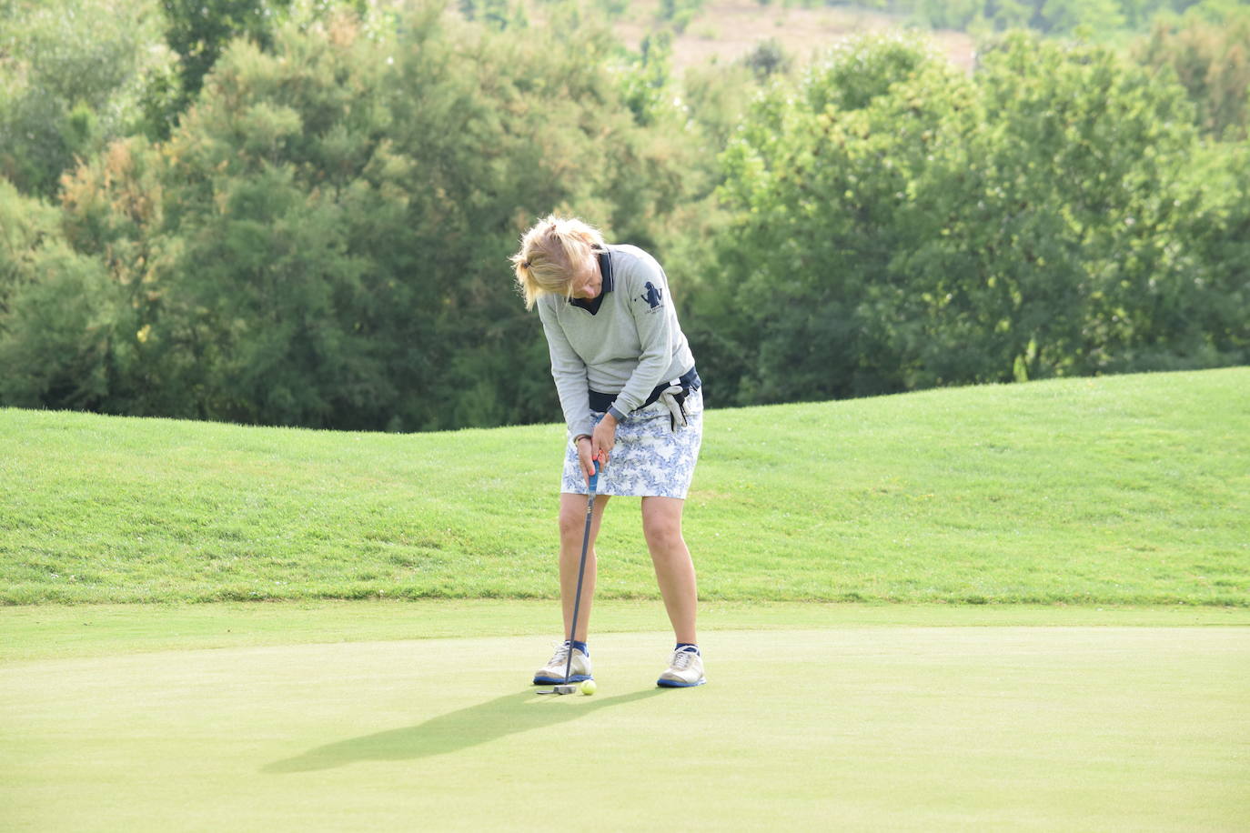 La Liga de Golf y Vino se retomó este sábado en El Campo de Logroño.