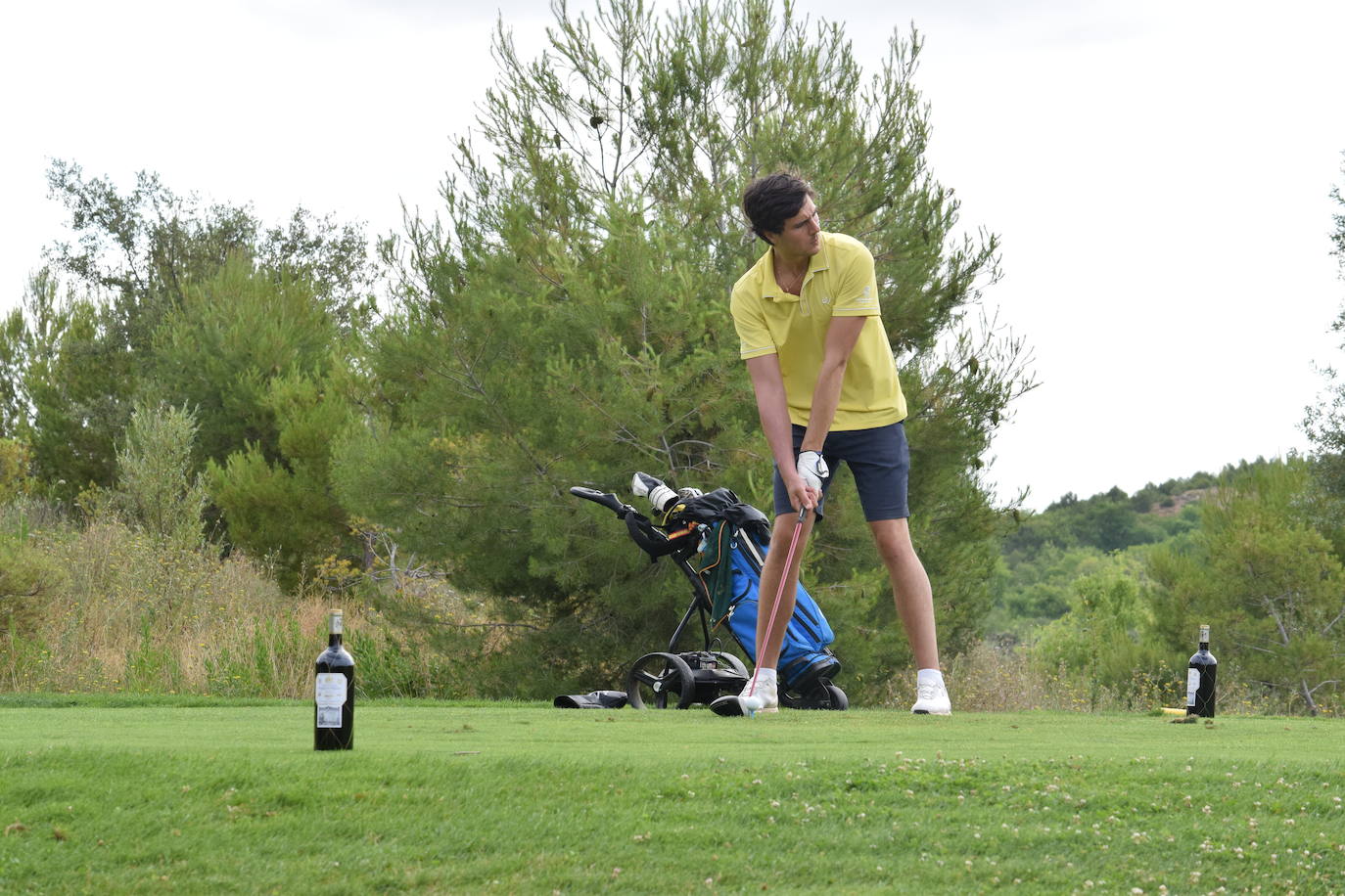 La Liga de Golf y Vino se retomó este sábado en El Campo de Logroño.