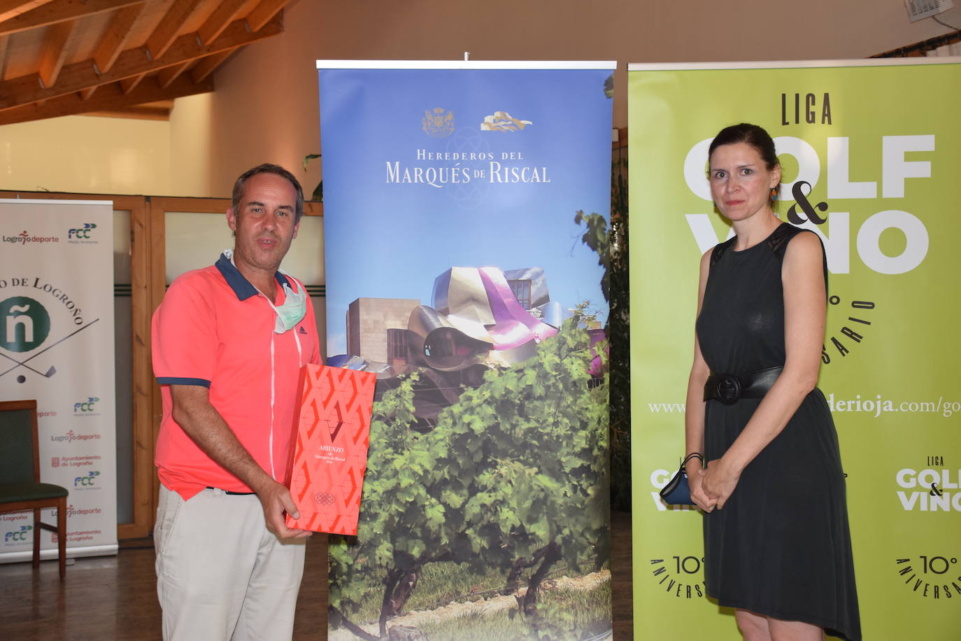 La Liga de Golf y Vino se retomó este sábado en El Campo de Logroño.