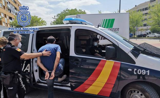 Imagen del detenido.