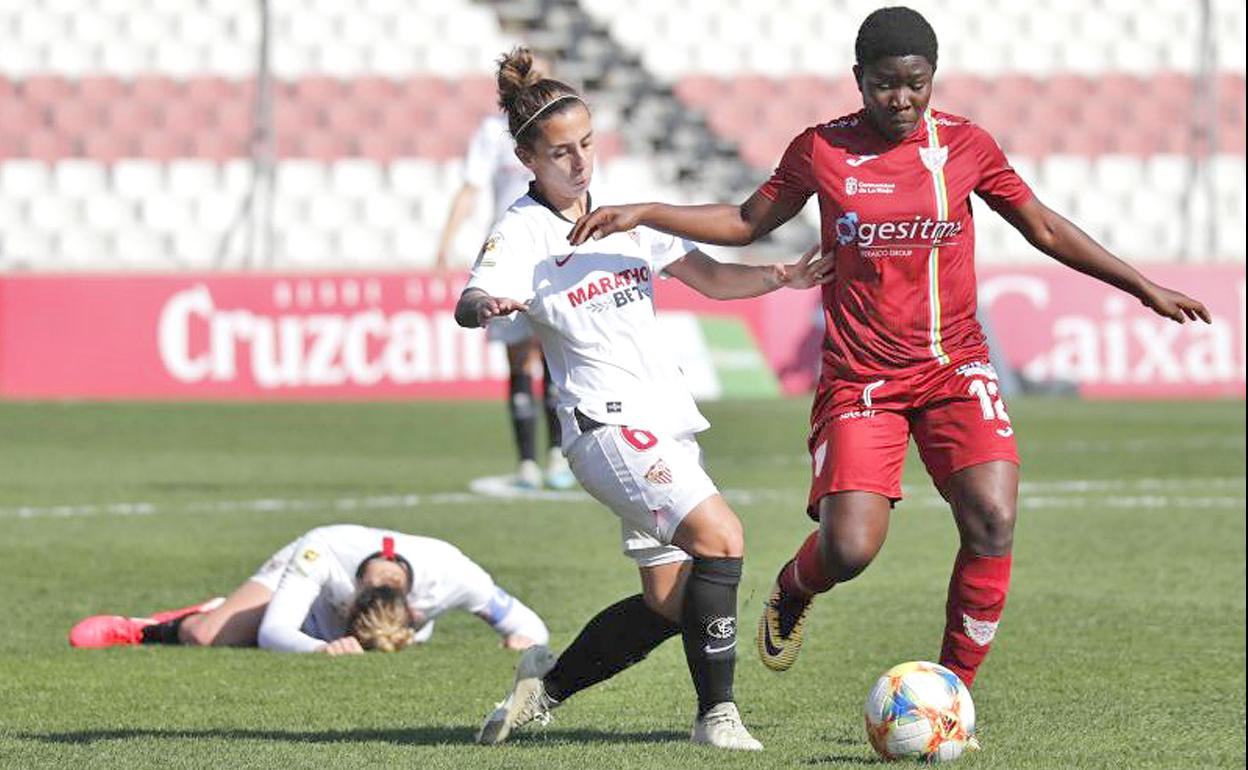 Grace, una de las jugadoras que continúan en el EDF Logroño.