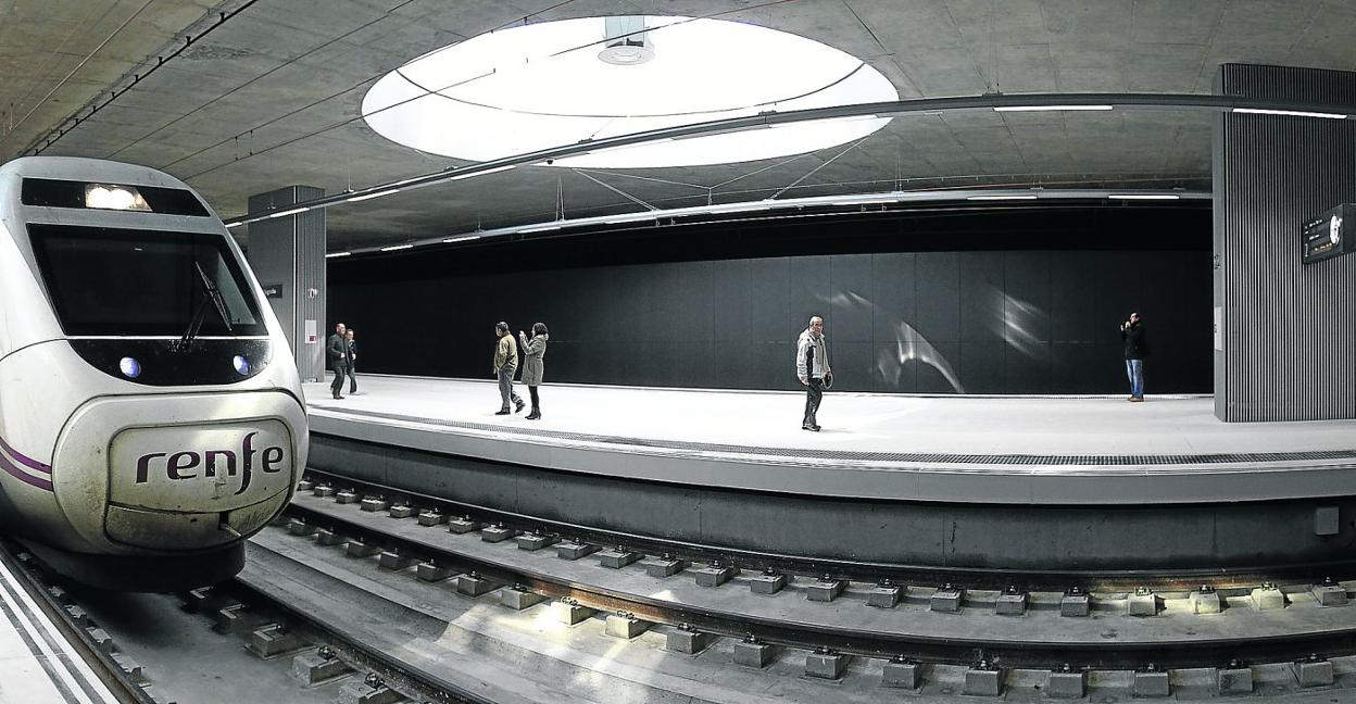 Imagen de archivo de la estación de tren de Logroño. 