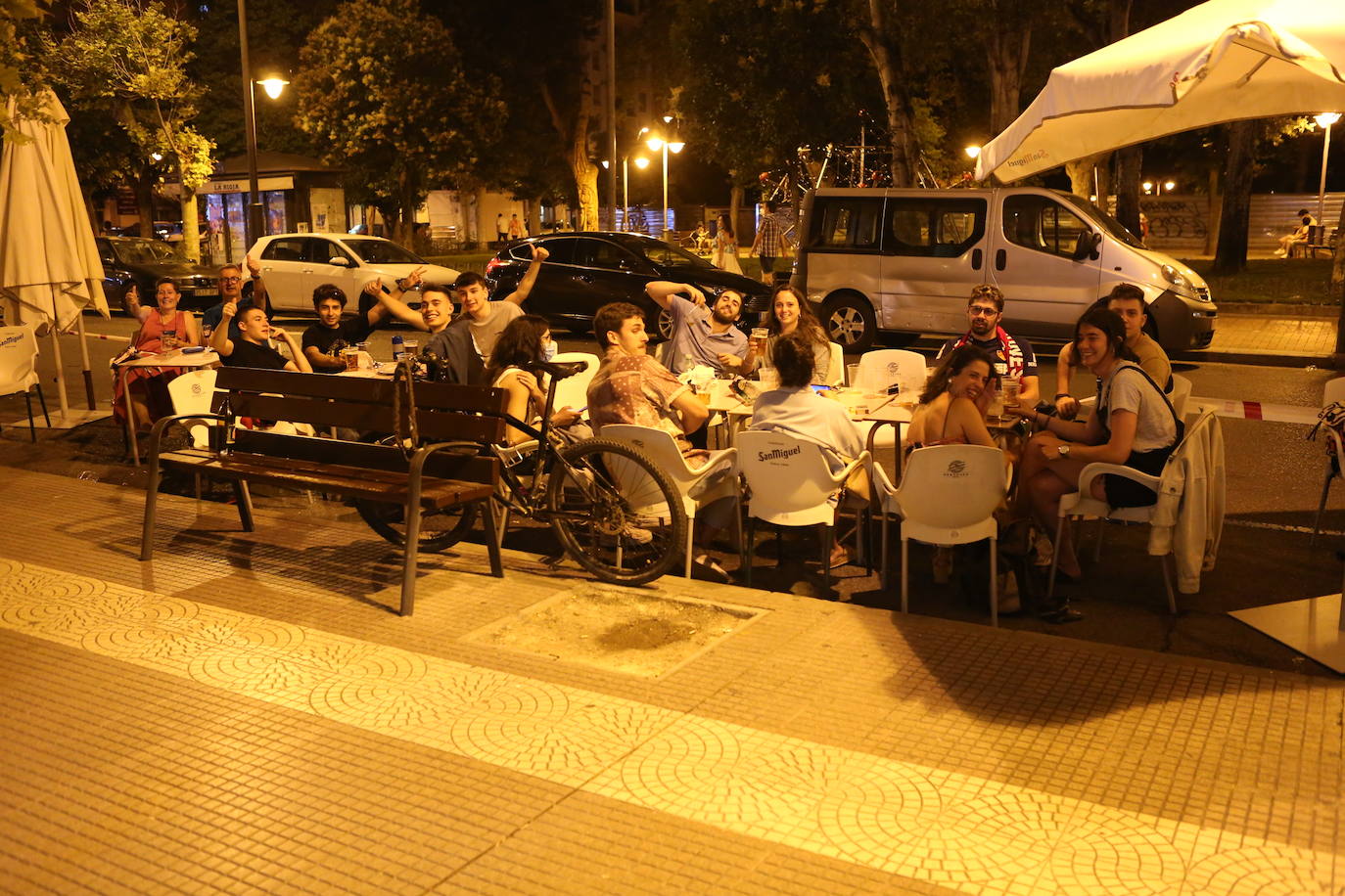 La afición blanquirroja ha sufrido bastante durante el encuentro frente al Castellón, pero finalmente ha merecido la pena