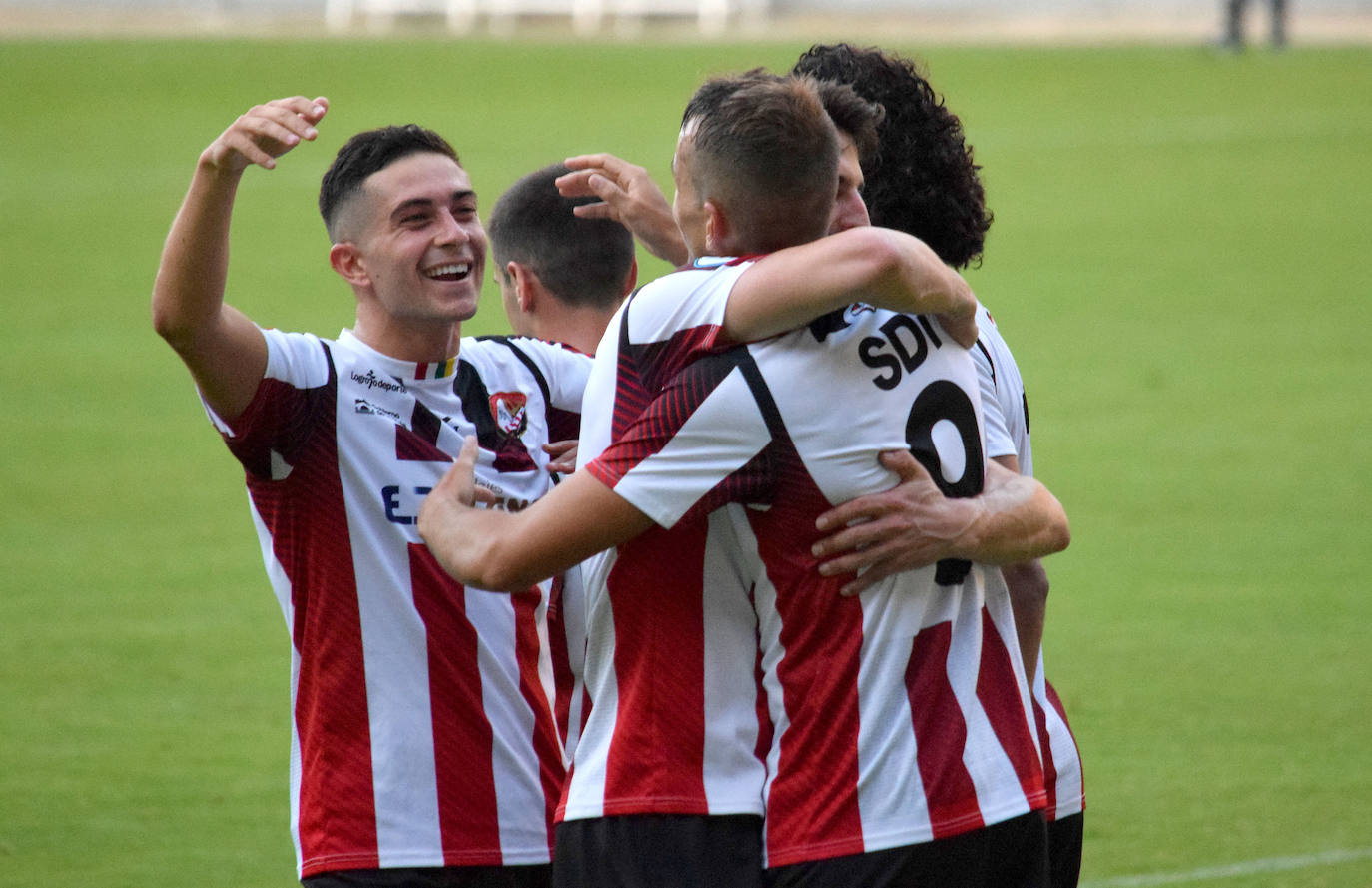 Los blanquirrojos se impusieron el sábado al Arnedo en Las Gaunas (2-0)