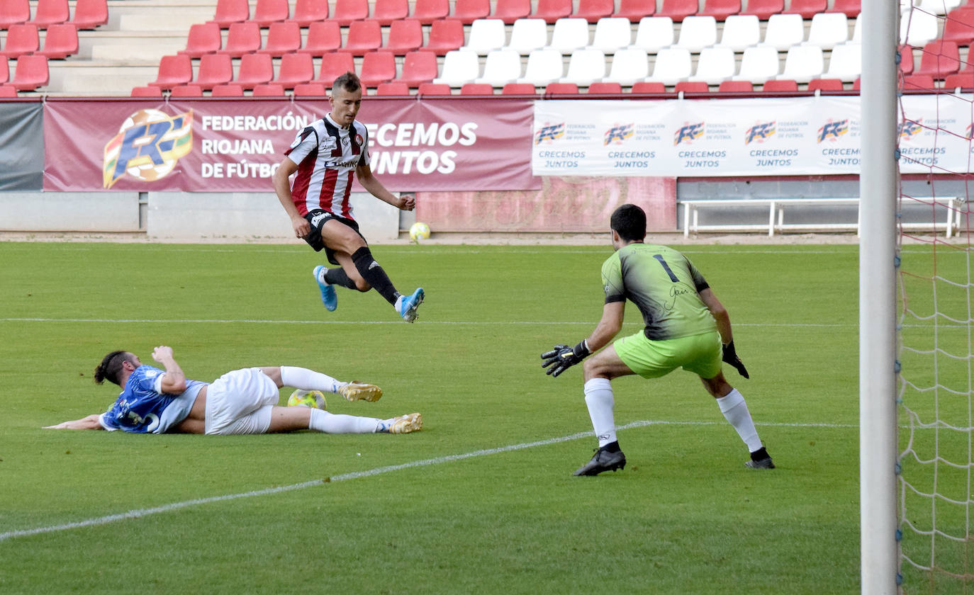 Los blanquirrojos se impusieron el sábado al Arnedo en Las Gaunas (2-0)