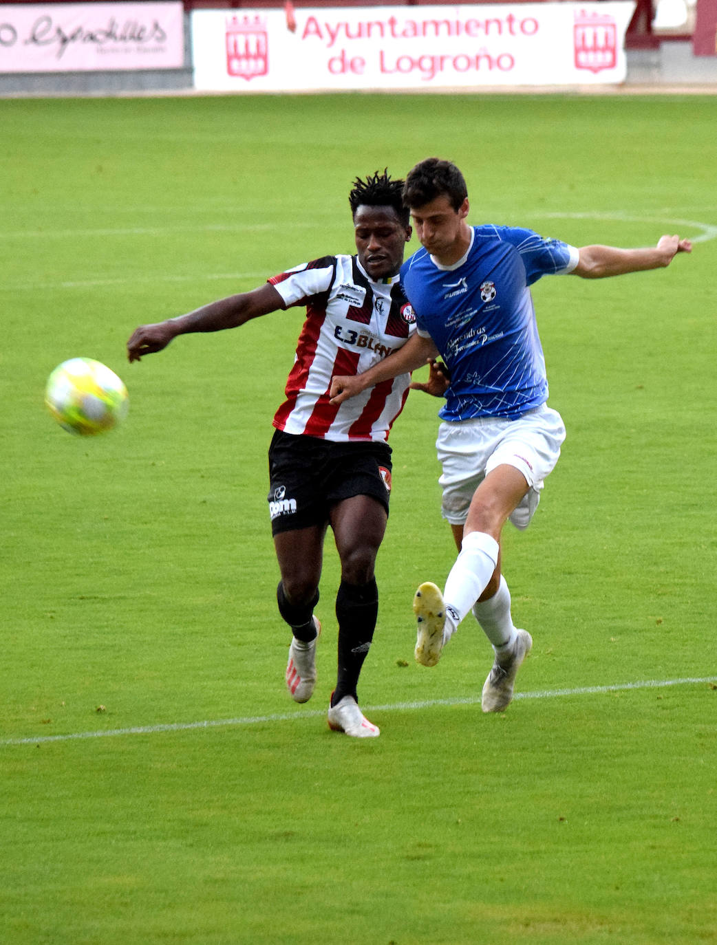 Los blanquirrojos se impusieron el sábado al Arnedo en Las Gaunas (2-0)