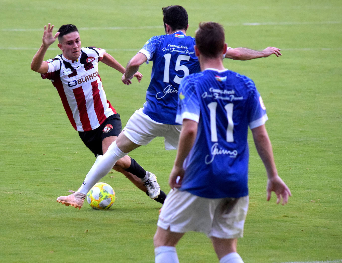 Los blanquirrojos se impusieron el sábado al Arnedo en Las Gaunas (2-0)