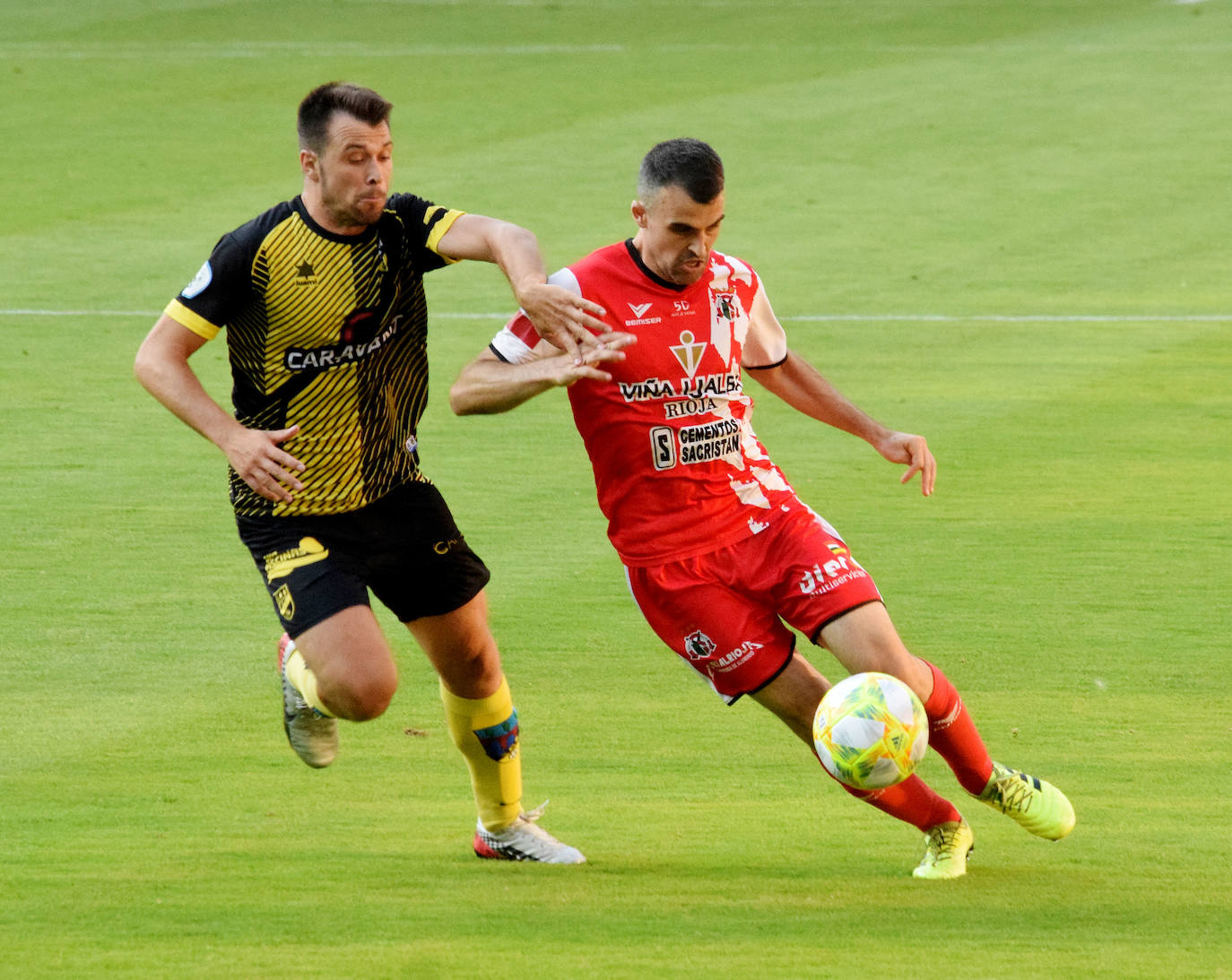 Los arlequinados han vencido al Casalarreina en la segunda semifinal del 'play off' de ascenso