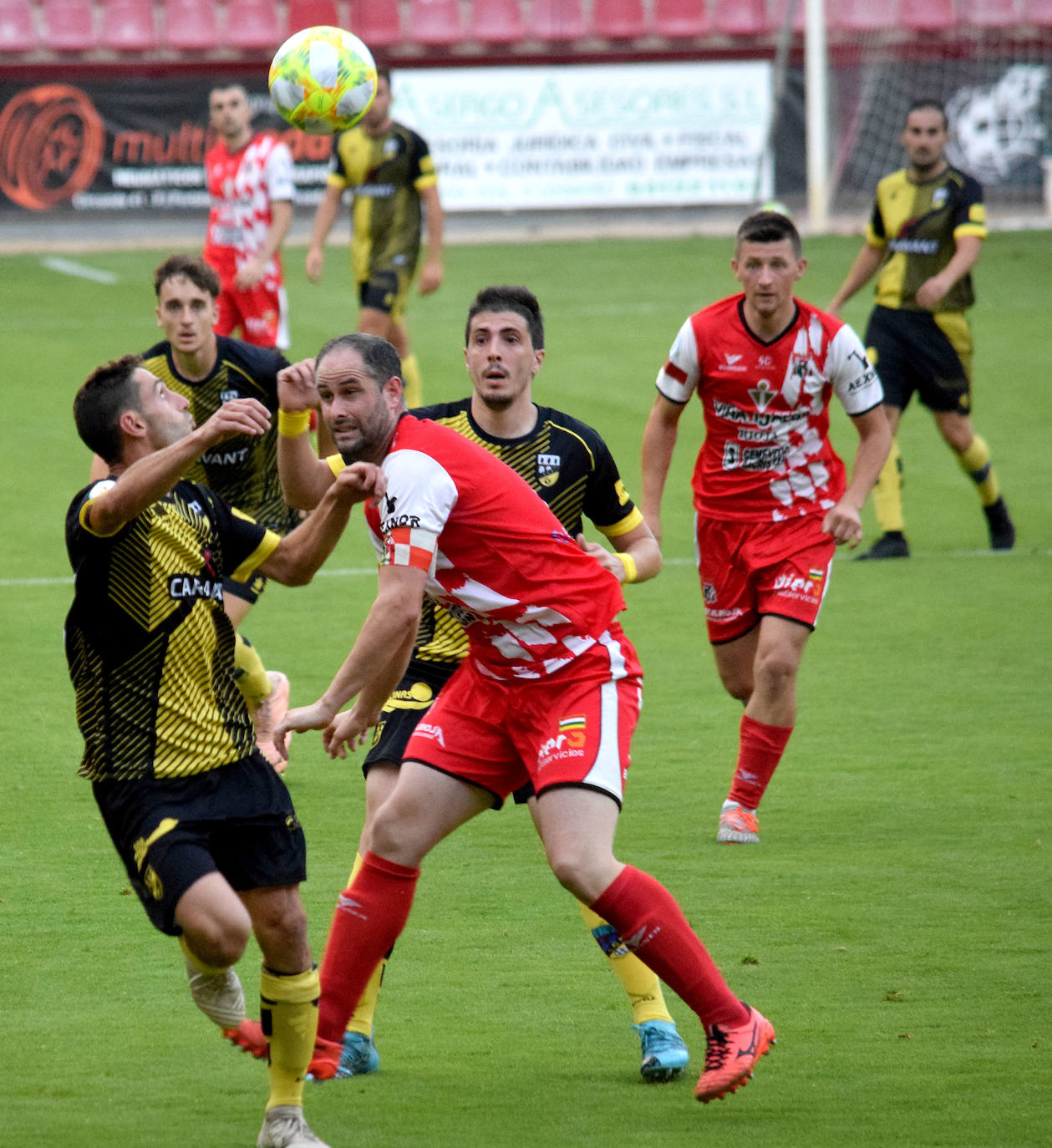 Los arlequinados han vencido al Casalarreina en la segunda semifinal del 'play off' de ascenso