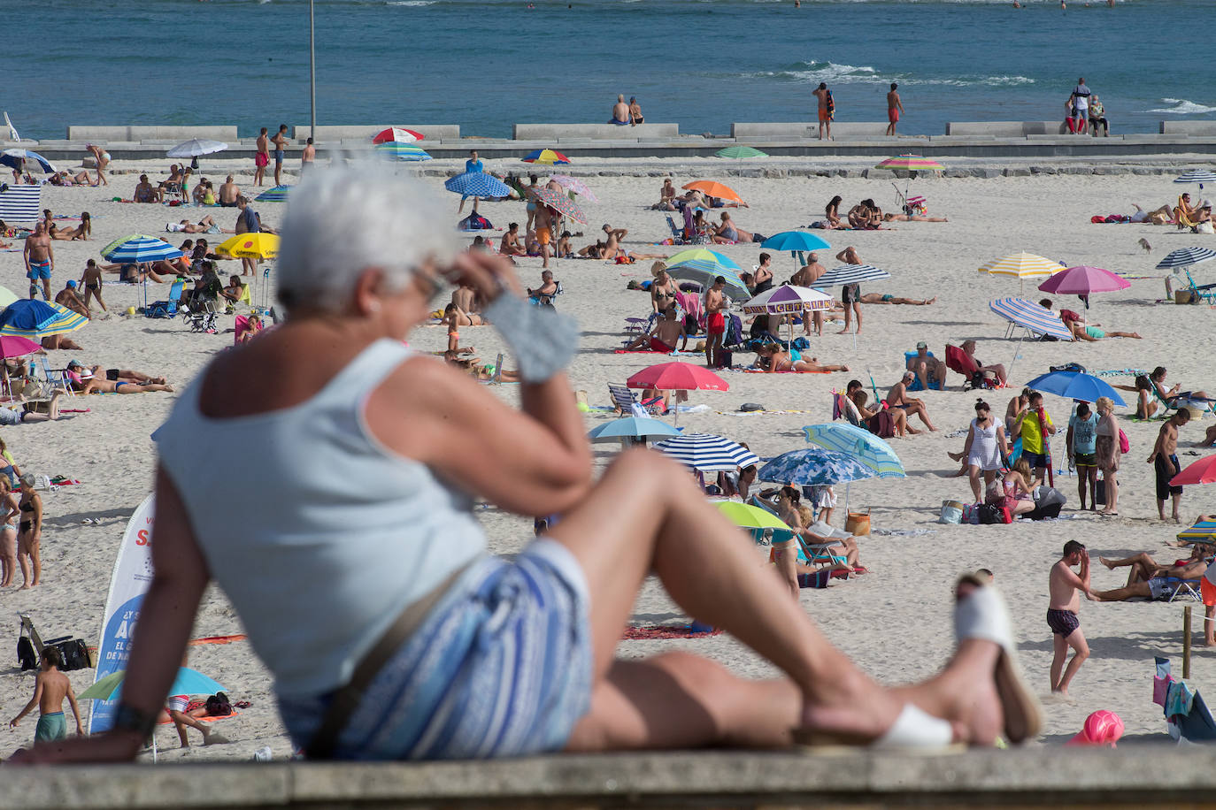 Imagen de la playa de A Mariña (Lugo)