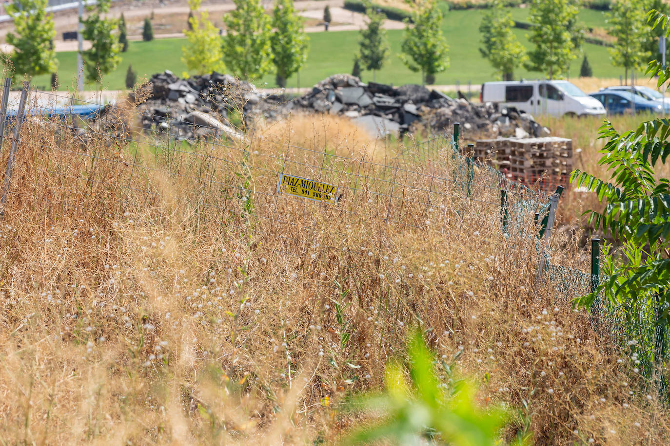 Fotos: El cuidado de los jardines de Logroño, en tela de juicio