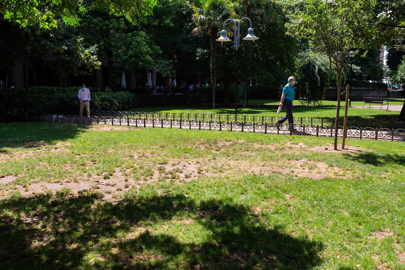 Fotos: El cuidado de los jardines de Logroño, en tela de juicio