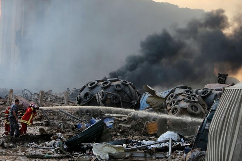 Fotos: La explosión en el puerto de Beirut, en imágenes