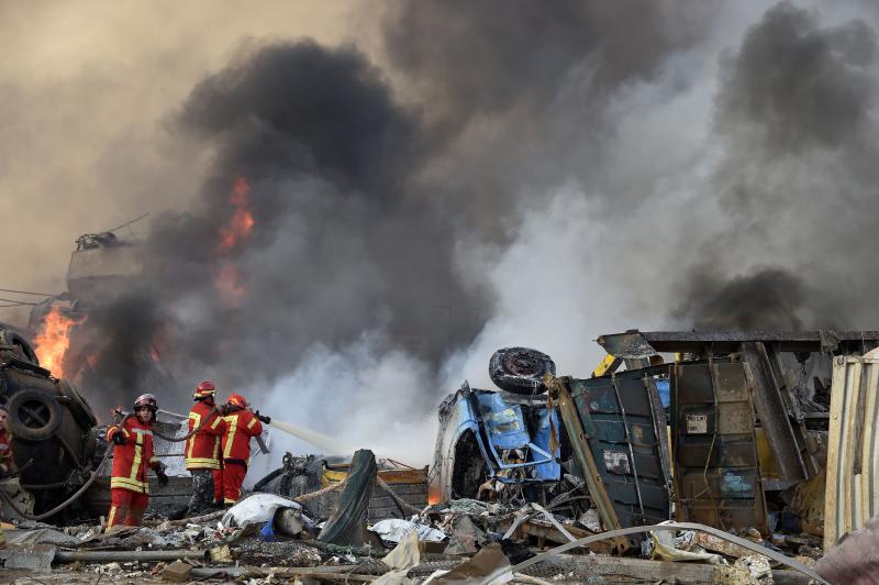 Fotos: La explosión en el puerto de Beirut, en imágenes