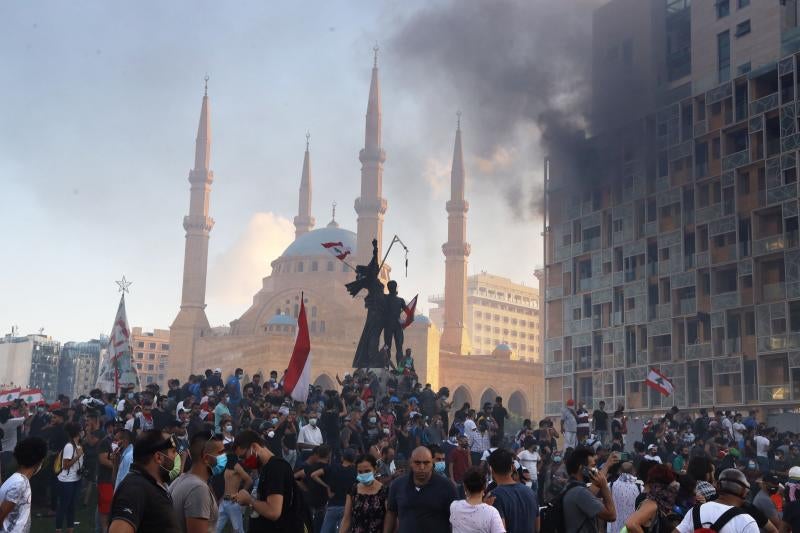 Fotos: Jornada de protestas contra el Gobierno en Beirut