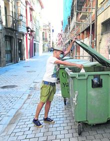 Imagen secundaria 2 - El nuevo plan de recogida de residuos del Casco Histórico de Logroño analiza la problemática, calle por calle, dado que cada una presenta unas particularidades en función de sus dimensiones