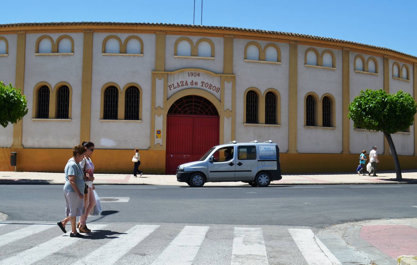 Imagen de archivo de la plaza de toros de Calahorra.