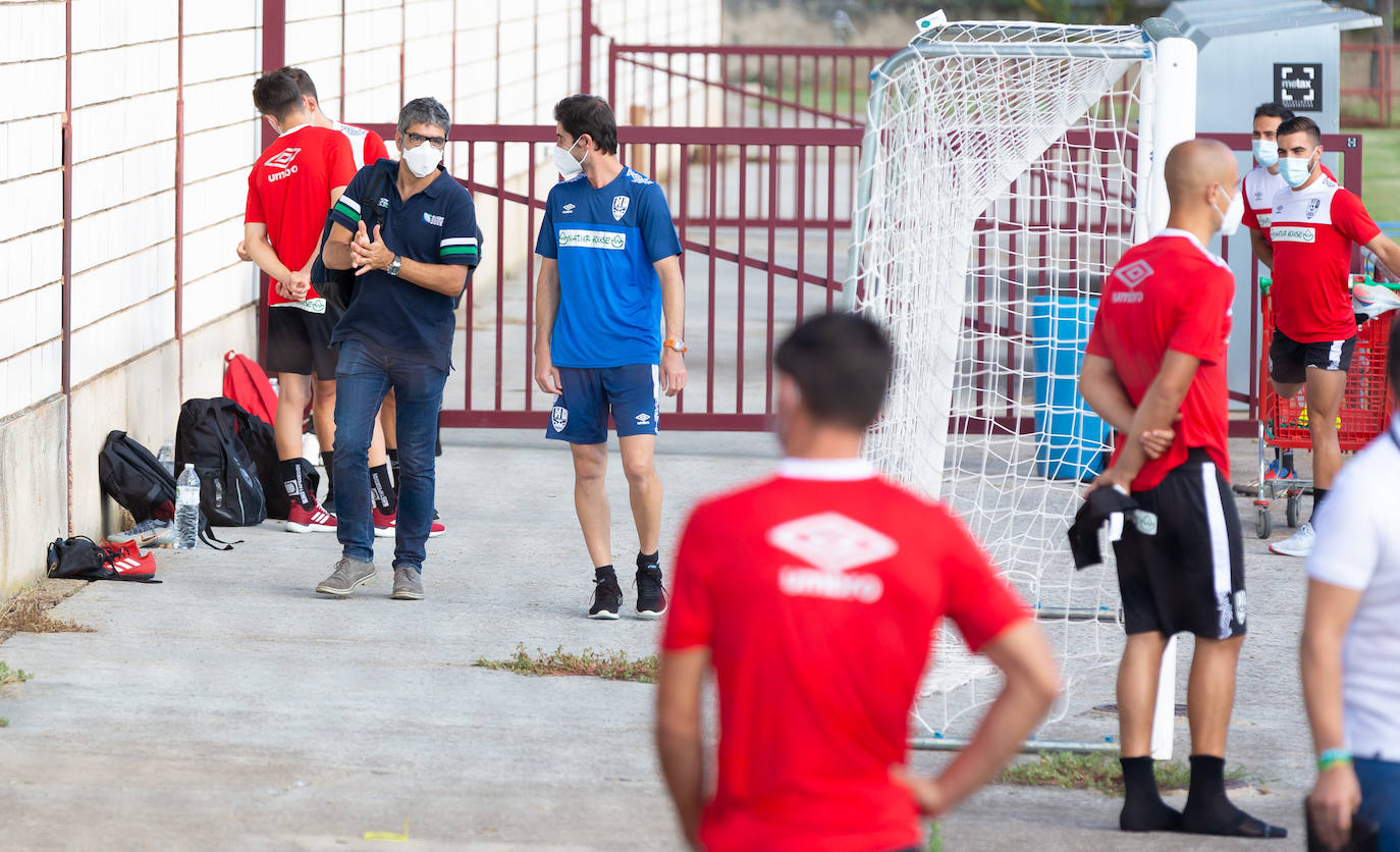 El equipo ha realizado este jueves su primer entrenamiento