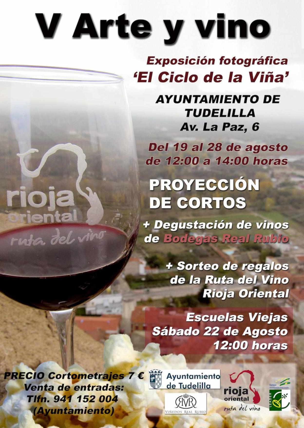 «Arte y vino» de la Ruta Rioja Oriental llega este sábado a Tudelilla