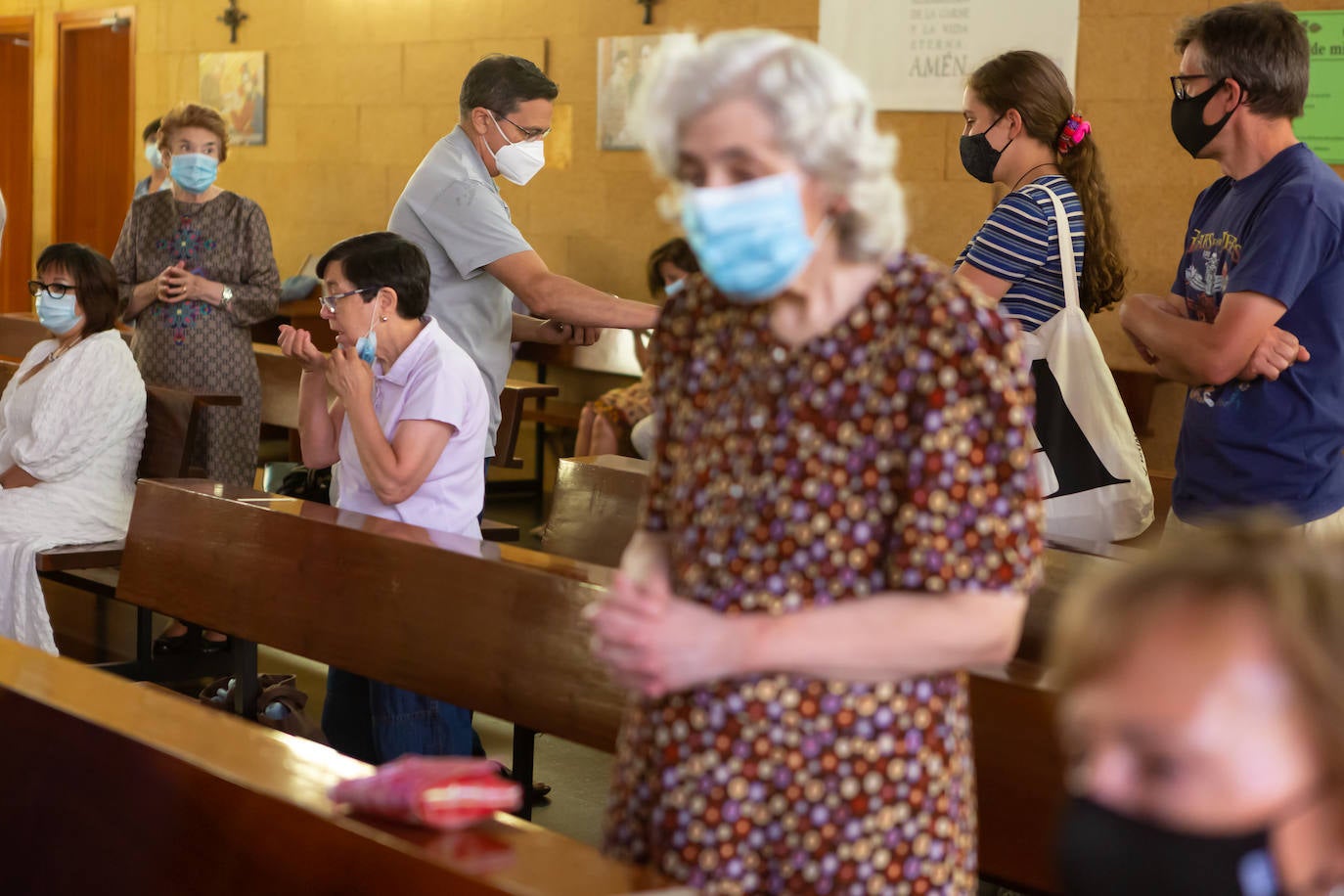 Las misas retoman su actividad, aunque con algunas novedades con respecto a antes de la pandemia