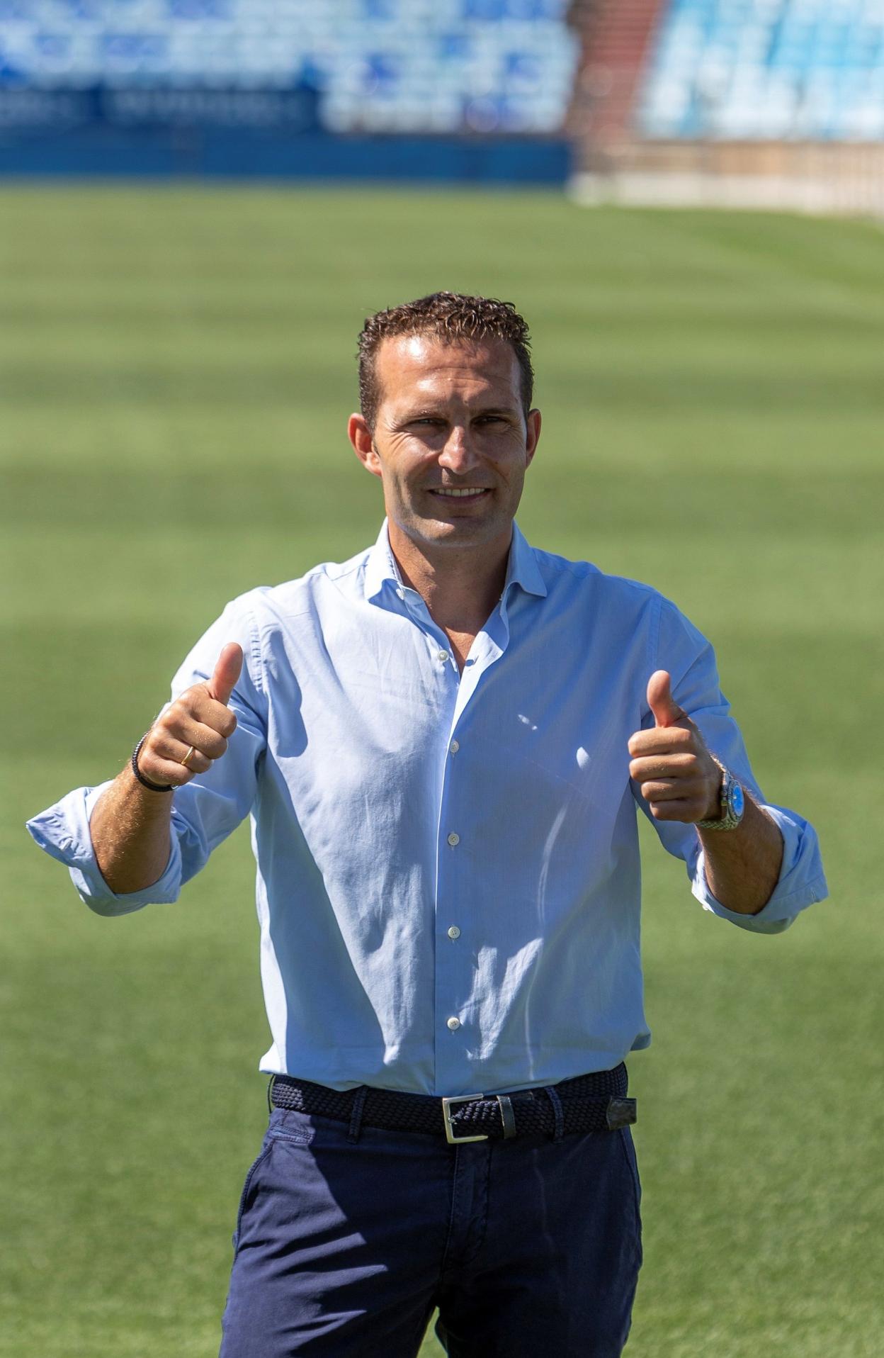 Baraja, en su presentación. 