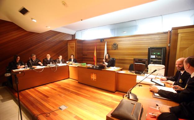 Imagen tomada durante el juicio. 