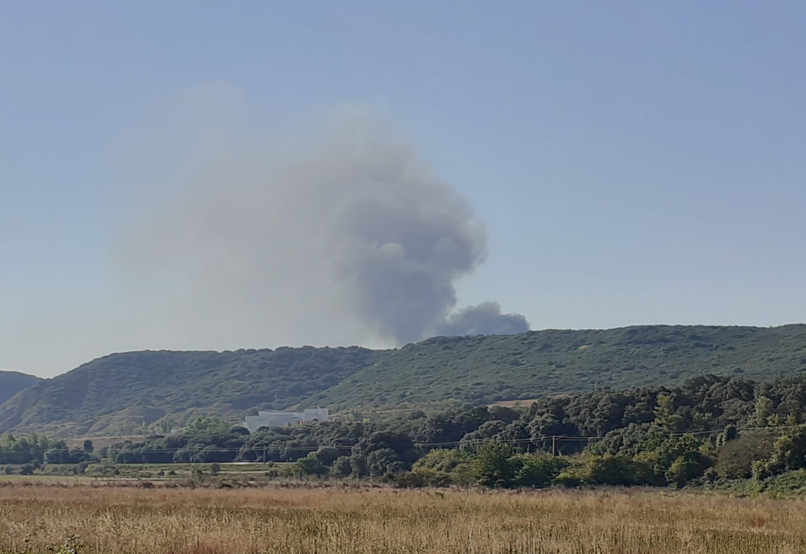 Fotos: Incendio en el Ecoparque de Logroño
