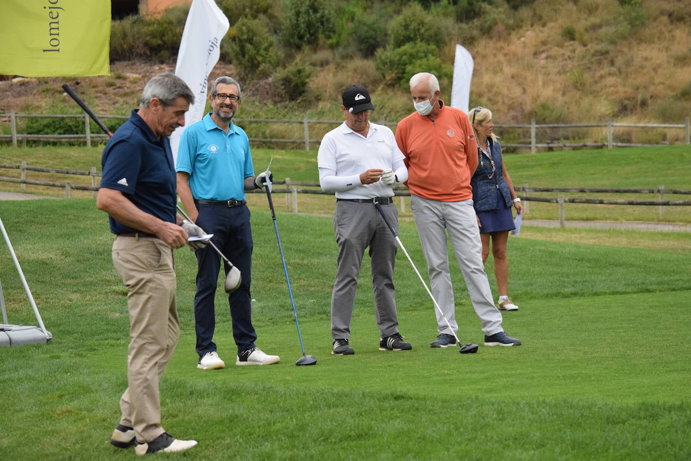 Los jugadores disfrutaron de una nueva jornada de golf en el Torneo Bodegas Altanza, de la Liga de Golf y Vino.