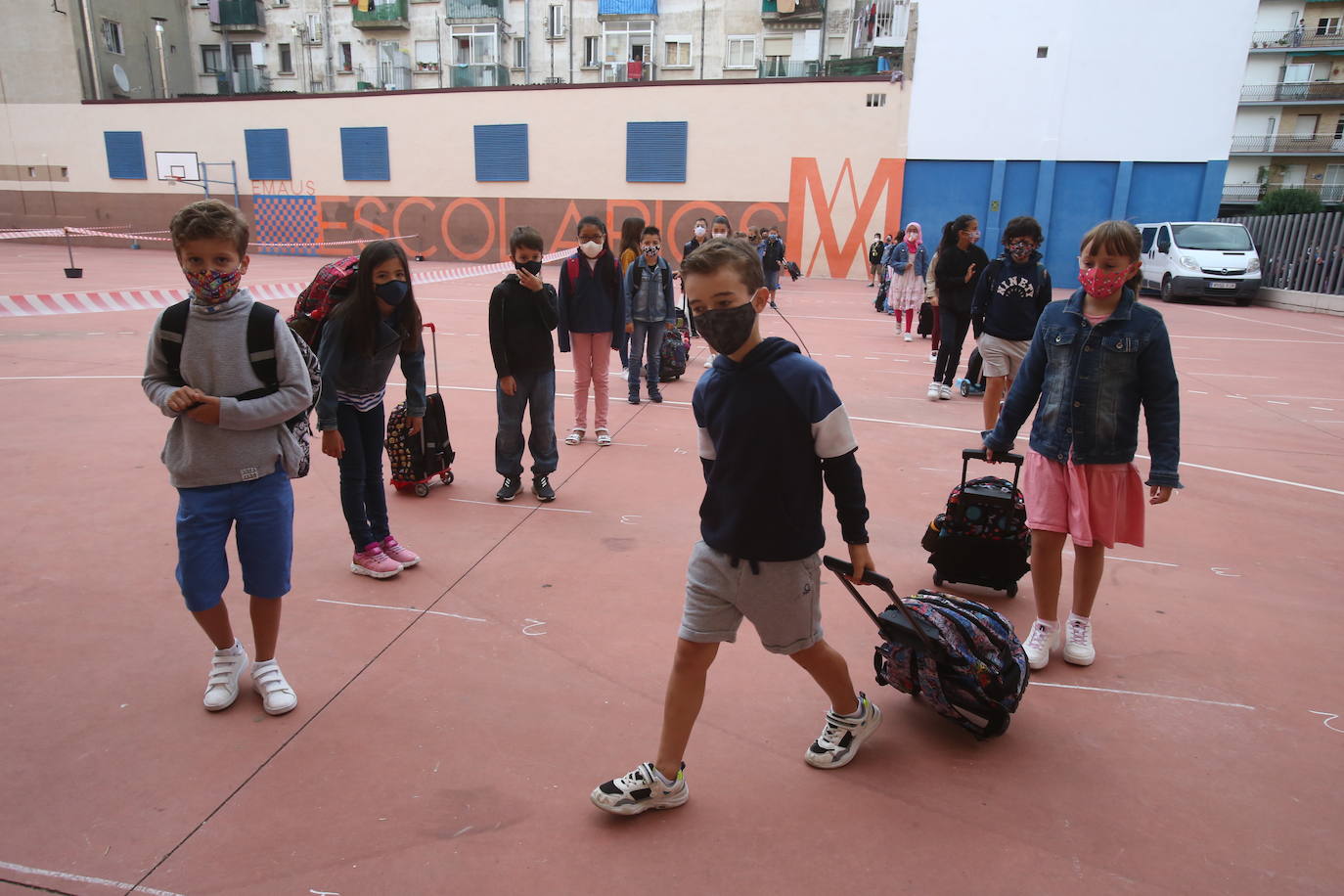 Fotos: Vuelta al cole en Logroño