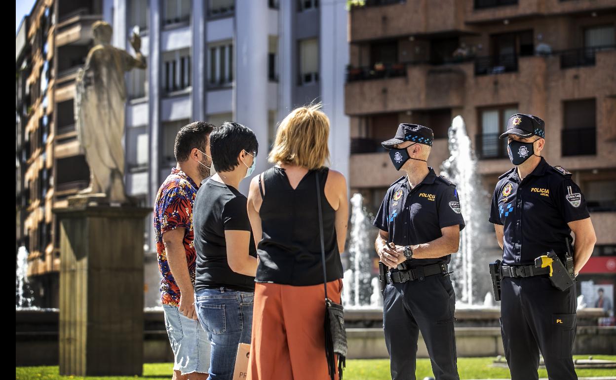 Control policial en las 'no fiestas' de Calahorra