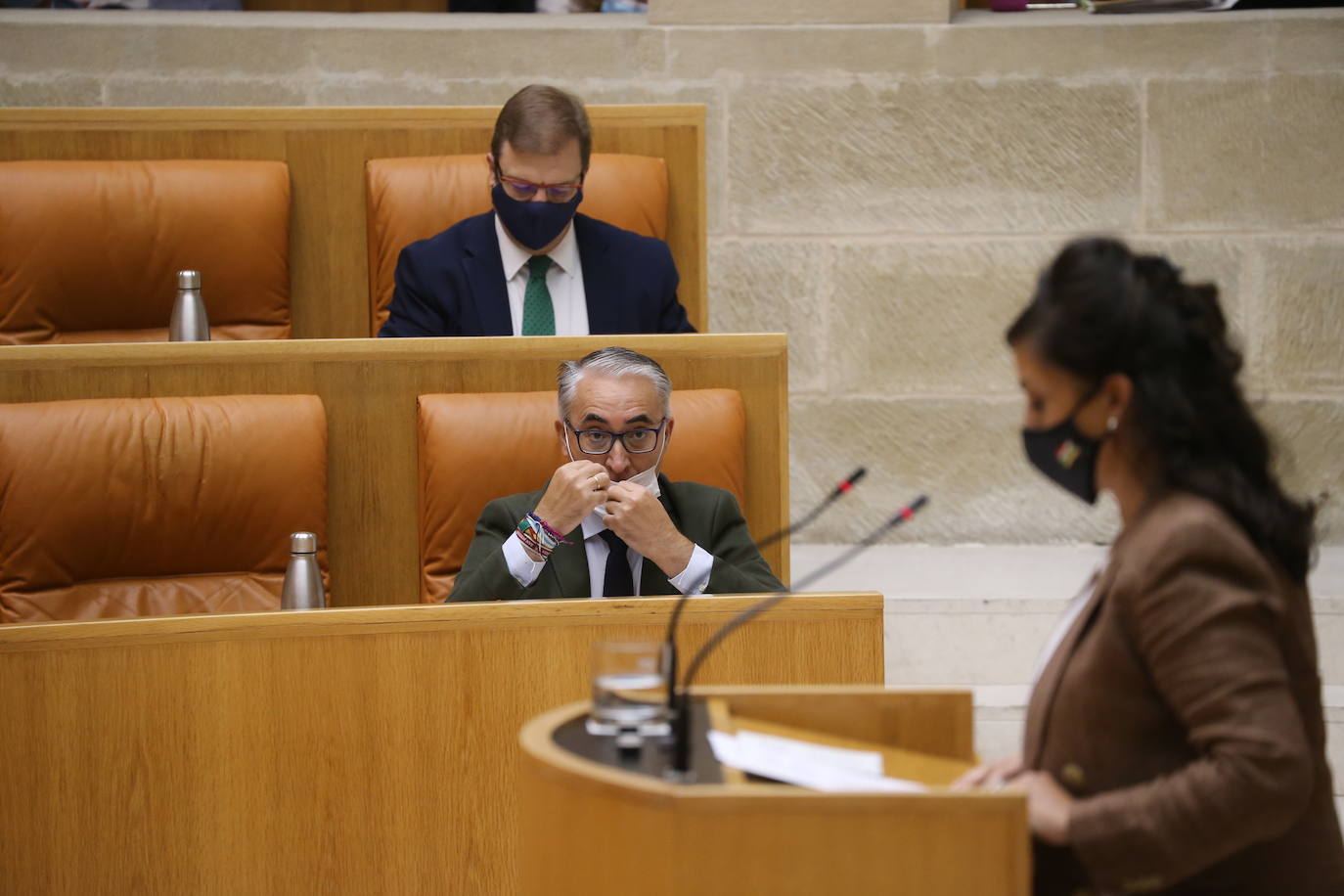 El COVID-19 ha sido el tema principal del Pleno del Parlamento del viernes. 