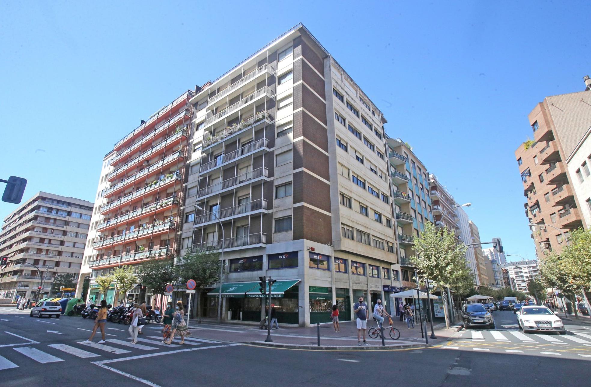 El edificio de la Mutua General de Seguros. 