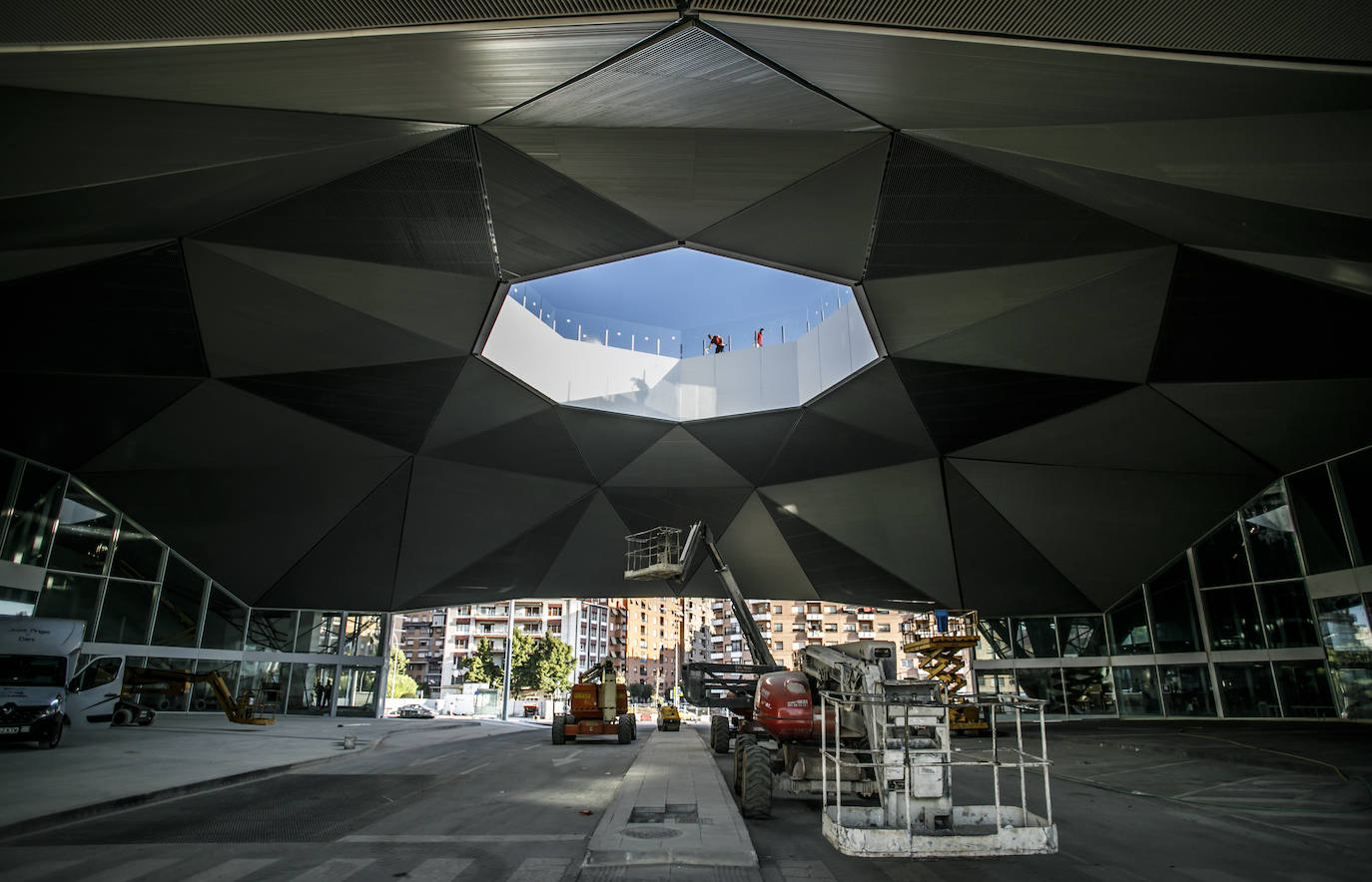 Así se encuentra la obra, un puente de 60 metros, en estos momentos