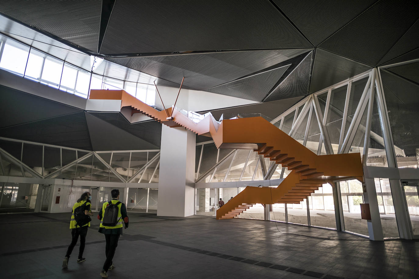 Así se encuentra la obra, un puente de 60 metros, en estos momentos