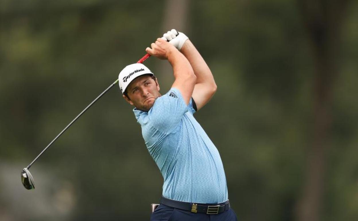 El vizcaino Jon Rahm, en el US Open. 