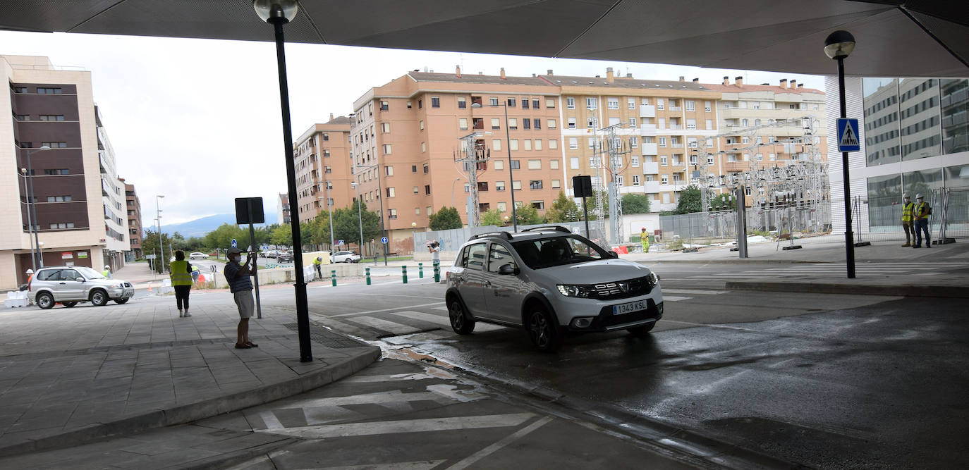 Fotos: Abierto el paso bajo la cúpula de la estación de Logroño