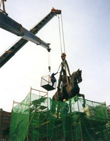 Imagen secundaria 2 - Obras de restauración realizadas en 1995.