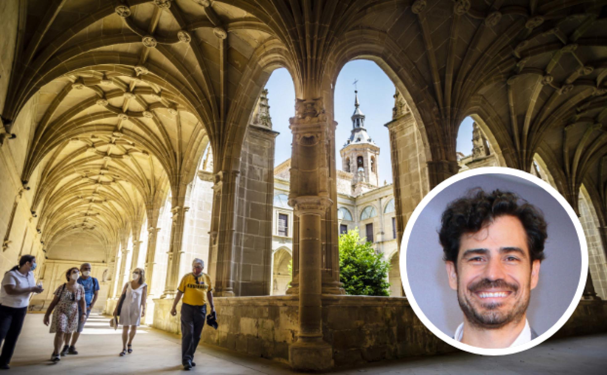 Monasterio de Valvanera. A la derecha, San Millán de la Cogolla