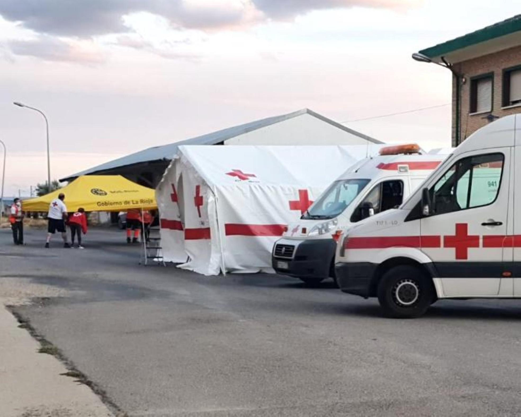 Dispositivo preparado en Rincón de Soto. 